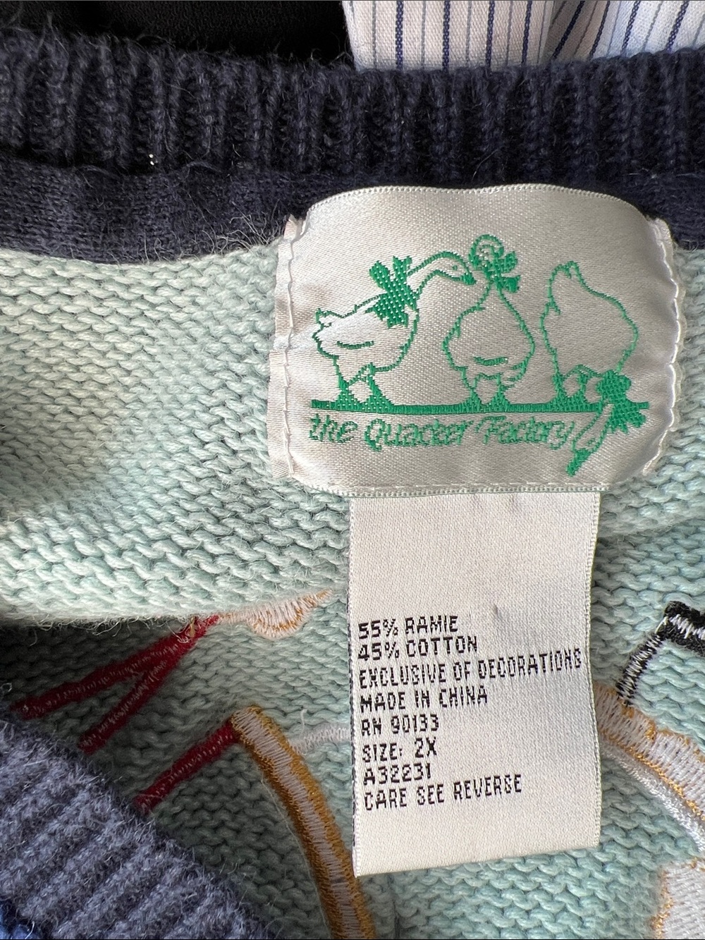The Quacker Factory Christmas Winter Snowman Scene Cardigan 2X - Picture 3 of 9